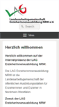 Mobile Screenshot of erzieherinnenausbildung-nrw.de